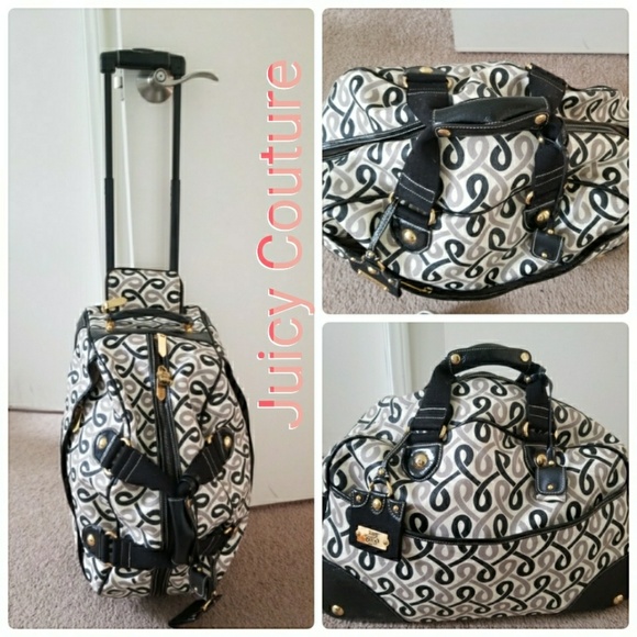 juicy couture rolling luggage